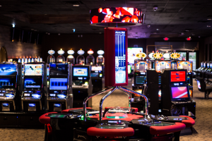 Interior of the Klondike Sunset Casino