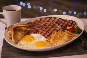 Ham Steak & Eggs